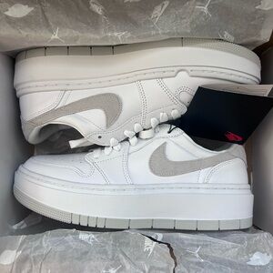 Air Jordan 1 Elevate Low - White/White/Neutral Grey - New w Box
